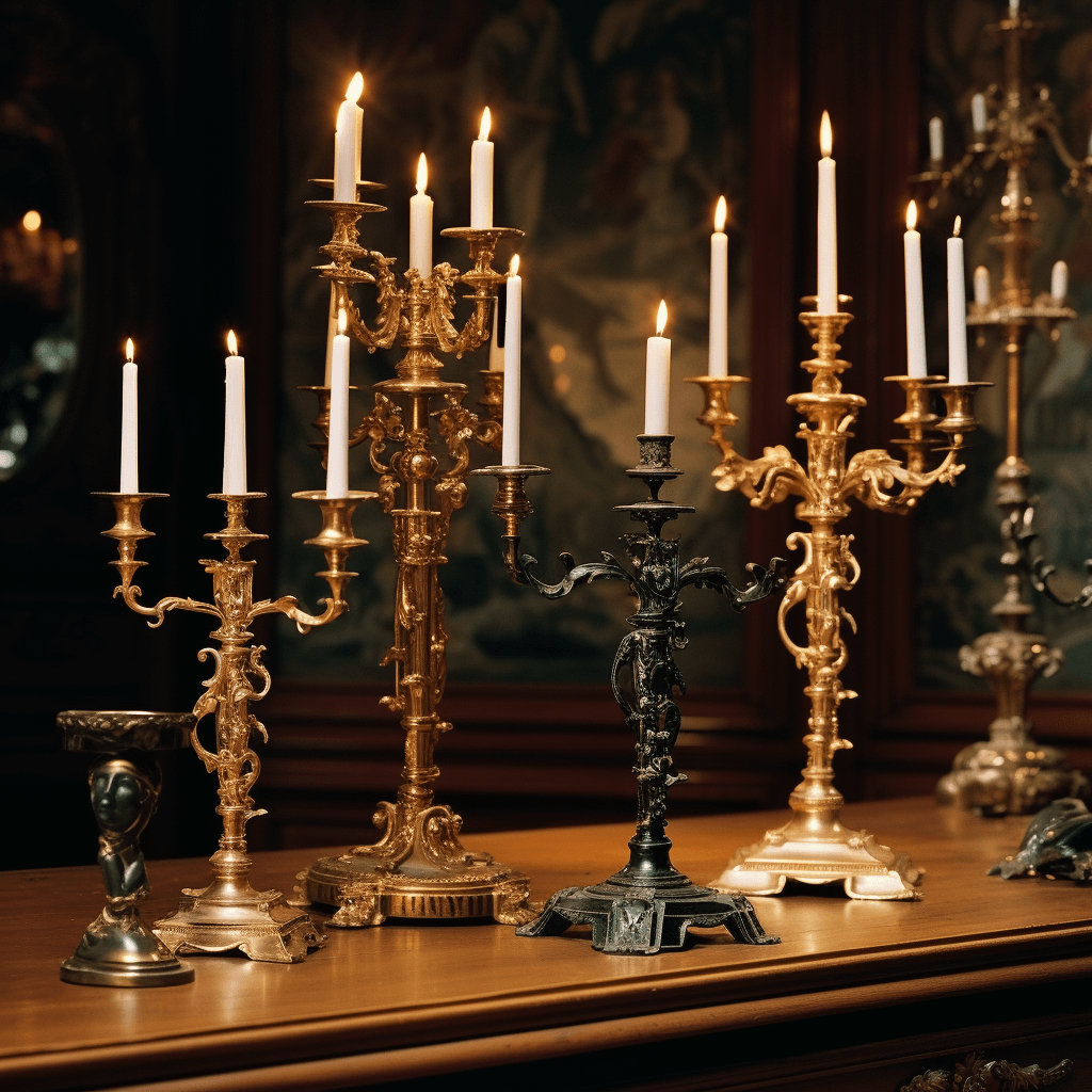Chandeliers et chandeliers du XVIIIe siècle paris