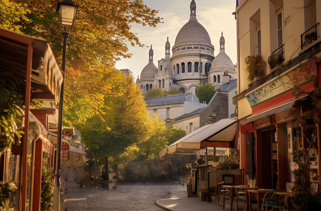 Montmartre marches du Sacre-Coeur paris 75018 france