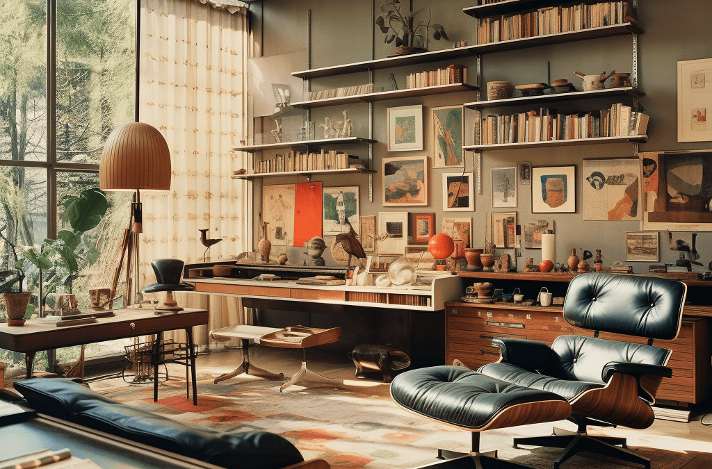 vintage salon Charles and Ray Eames